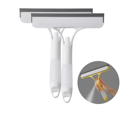 Solve & Shine 3-in-1 Window Scraper – Streak-Free Cleaning with Squeegee & Scraper!
