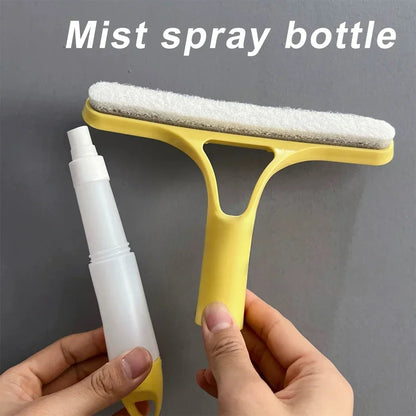 Solve & Shine 3-in-1 Window Scraper – Streak-Free Cleaning with Squeegee & Scraper!