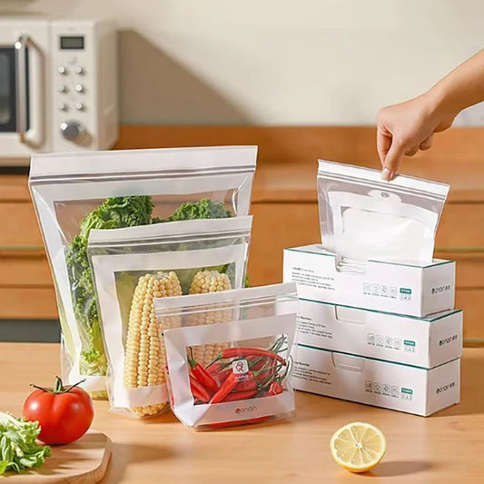 Solve & Shine Eco Fresh-Keep Bags – Reusable & Airtight for Longer Freshness!