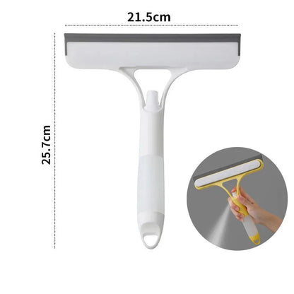 Solve & Shine 3-in-1 Window Scraper – Streak-Free Cleaning with Squeegee & Scraper!