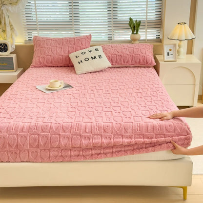 Solve & Shine Luxury Milk Velvet Fitted Sheet – Ultra-Soft & Stylish Bedding Essential!