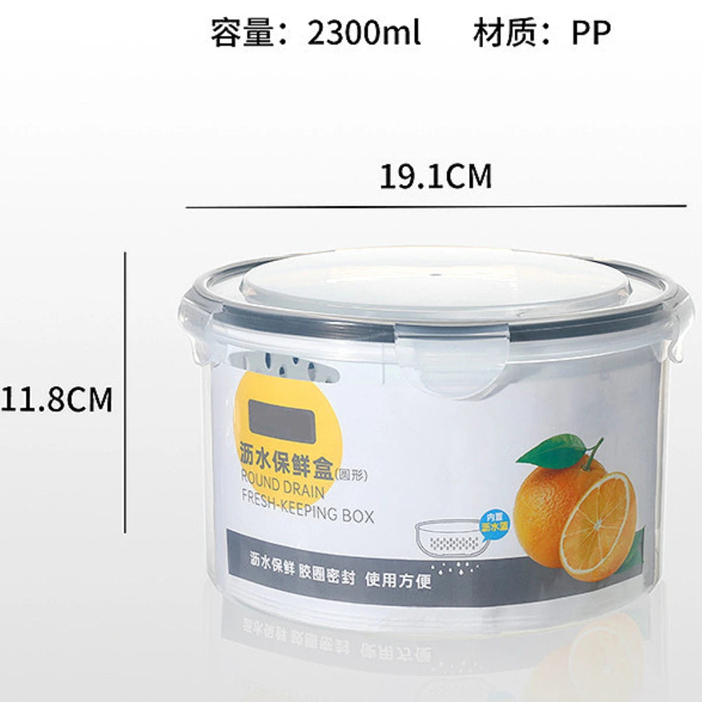 Solve & Shine Clear Fresh-Keeper Box for Veggies & Fruits!