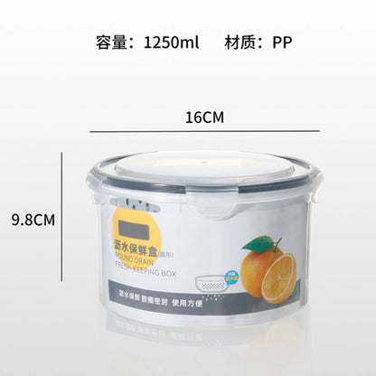 Solve & Shine Clear Fresh-Keeper Box for Veggies & Fruits!