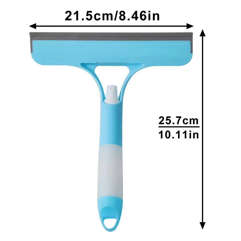 Solve & Shine 3-in-1 Window Scraper – Streak-Free Cleaning with Squeegee & Scraper!