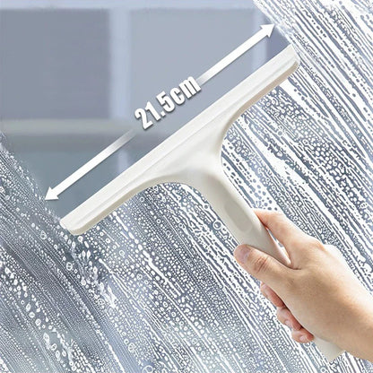 Solve & Shine 3-in-1 Window Scraper – Streak-Free Cleaning with Squeegee & Scraper!